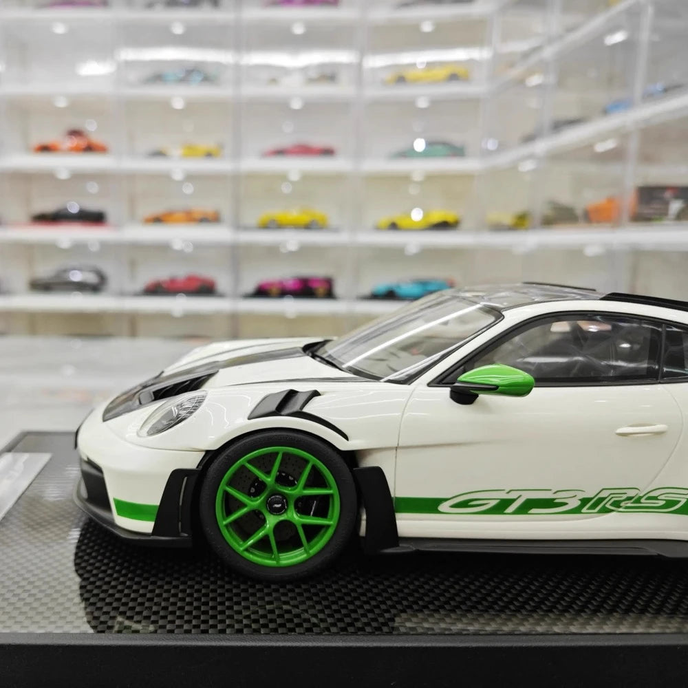 [Timothy Pierre] 1:18 Porsche 2023 911 992 GT3 RS ホワイト モデルカー レジン