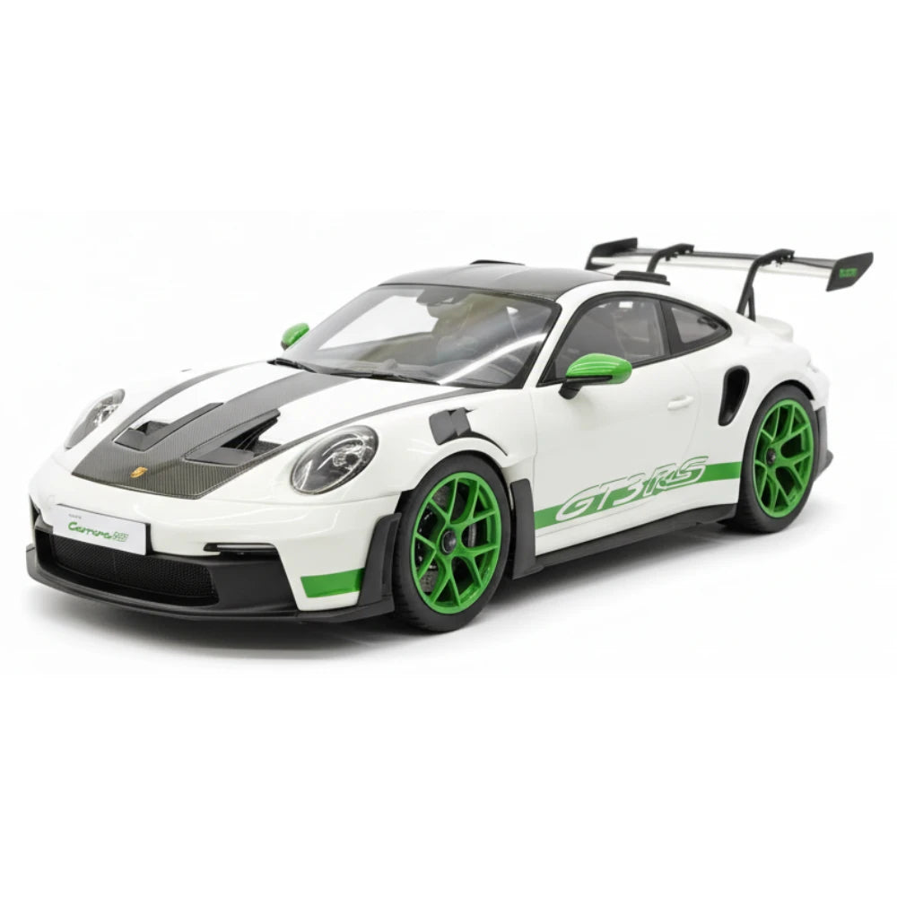 [Timothy Pierre] 1:18 Porsche 2023 911 992 GT3 RS White Model Car Resin