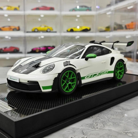 [Timothy Pierre] 1:18 Porsche 2023 911 992 GT3 RS White Model Car Resin