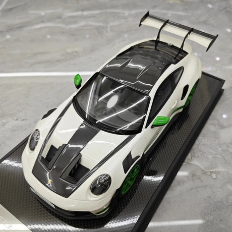 [Timothy Pierre] 1:18 Porsche 2023 911 992 GT3 RS White Model Car Resin