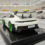 [Timothy Pierre] 1:18 Porsche 2023 911 992 GT3 RS ホワイト モデルカー レジン