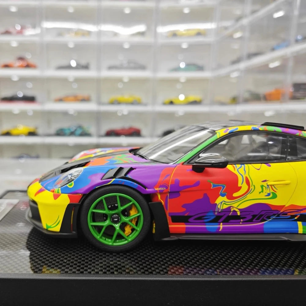 [Timothy Pierre] 1:18 Porsche 2024 911 992.1 GT3 RS WRAPSIGN Model Car Resin