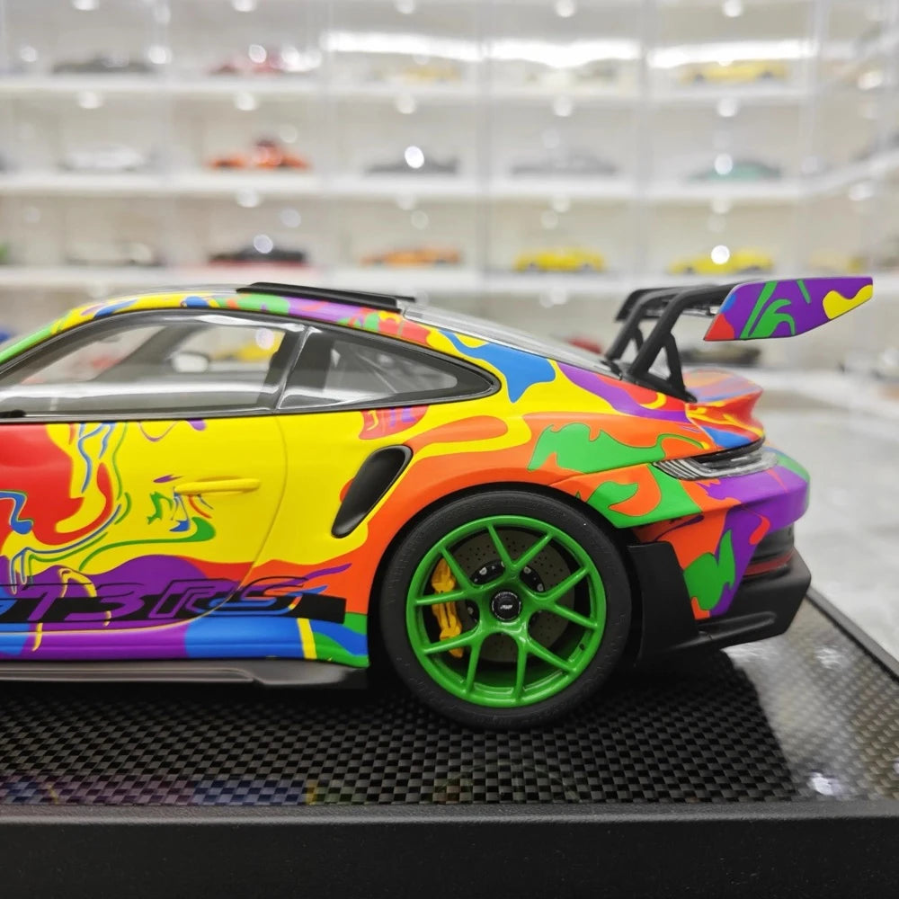 [Timothy Pierre] 1:18 Porsche 2024 911 992.1 GT3 RS WRAPSIGN Model Car Resin