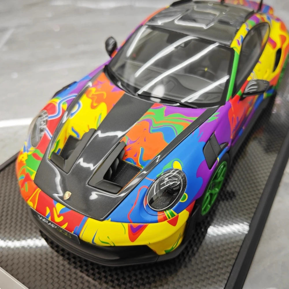 [Timothy Pierre] 1:18 Porsche 2024 911 992.1 GT3 RS WRAPSIGN Model Car Resin