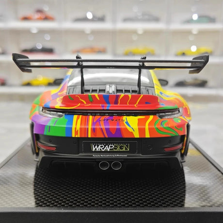 [Timothy Pierre] 1:18 Porsche 2024 911 992.1 GT3 RS WRAPSIGN Model Car Resin