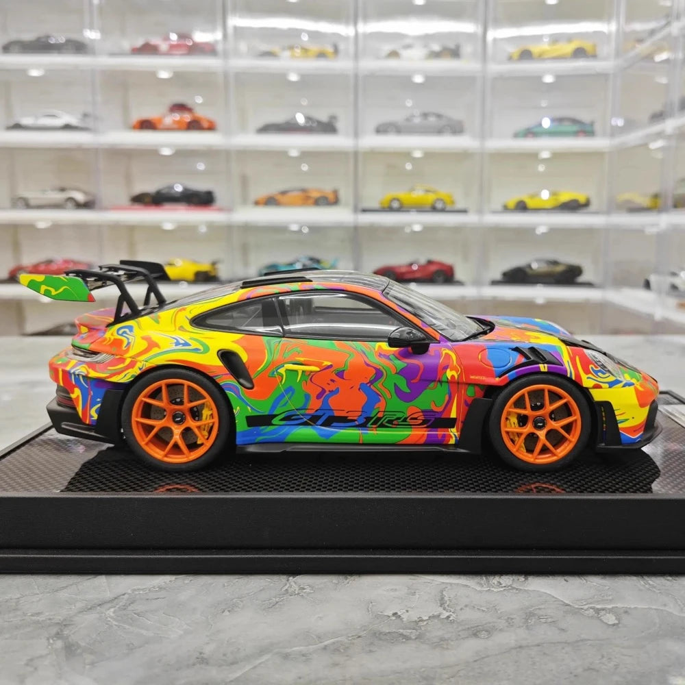 [Timothy Pierre] 1:18 Porsche 2024 911 992.1 GT3 RS WRAPSIGN Model Car Resin