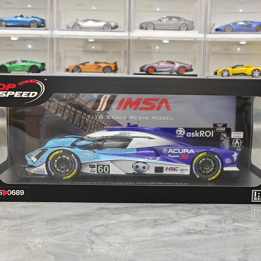 1:18 Acura 2025 ARX-06 #60 Meyer Shank Racing Sebring 12h model car by Top Speed - view 12