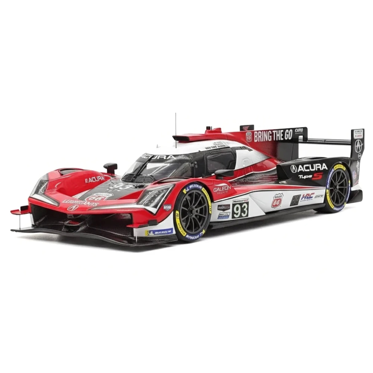 [Top Speed] 1:18 Acura 2025 ARX-06 93 Acura Meyer Shank Racing 2025 IMSA Sebring 12 Hrs Model Car Resin