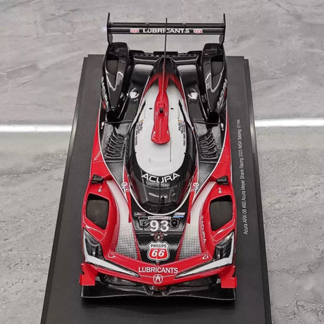 [Top Speed] 1:18 Acura 2025 ARX-06 93 Acura Meyer Shank Racing 2025 IMSA Sebring 12 Hrs Model Car Resin
