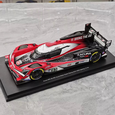 [Top Speed] 1:18 Acura 2025 ARX-06 93 Acura Meyer Shank Racing 2025 IMSA Sebring 12 Hrs Model Car Resin