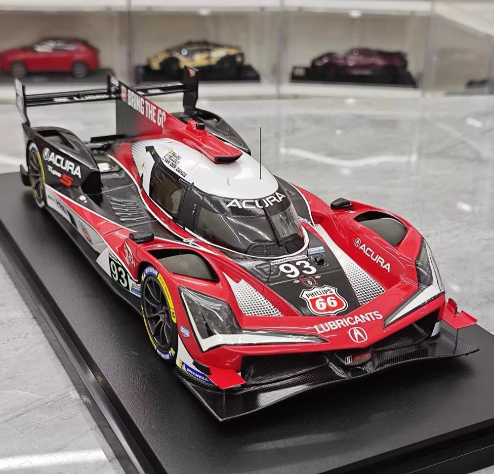 [Top Speed] 1:18 Acura 2025 ARX-06 93 Acura Meyer Shank Racing 2025 IMSA Sebring 12 Hrs Model Car Resin