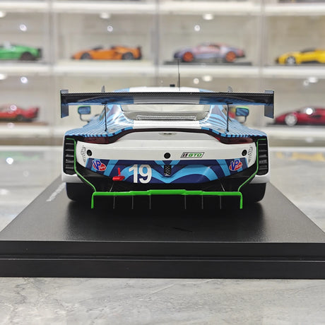 Aston Martin 2025 Vantage GT3 Evo Van der Steur Racing IMSA #19 1:18 Sammlermodell aus Harz von Top Speed – Ansicht 7