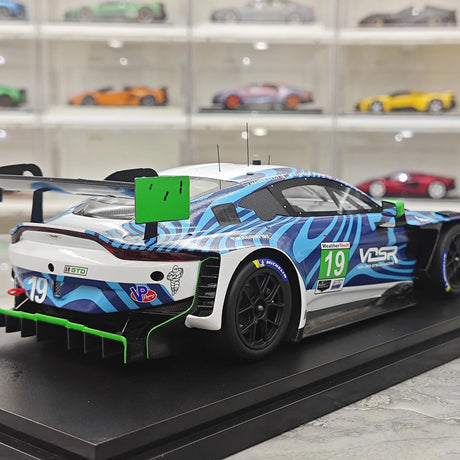 Aston Martin 2025 Vantage GT3 Evo Van der Steur Racing IMSA #19 1:18 Resin-Sammlermodell von Top Speed – Ansicht 8