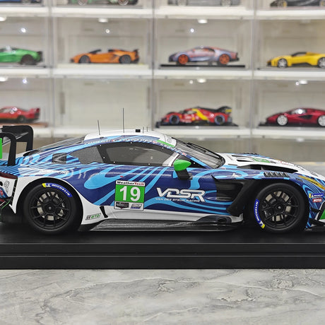 Aston Martin 2025 Vantage GT3 Evo Van der Steur Racing IMSA #19 1:18 Resin-Sammlermodell von Top Speed – Ansicht 9