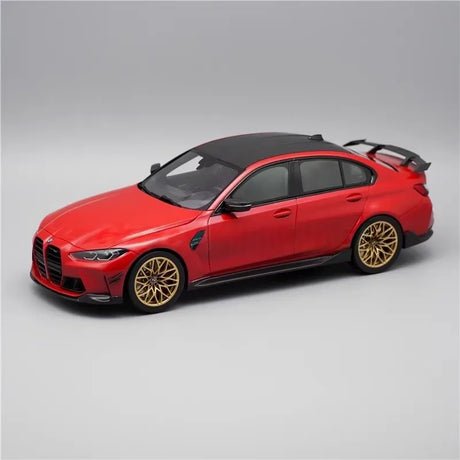 [Top Speed] 1:18 BMW 2023 M3 G80 Red Model Car Resin