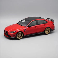 [Top Speed] 1:18 BMW 2023 M3 G80 Red Model Car Resin