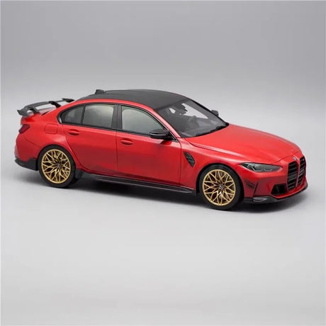 [Top Speed] 1:18 BMW 2023 M3 G80 Red Model Car Resin