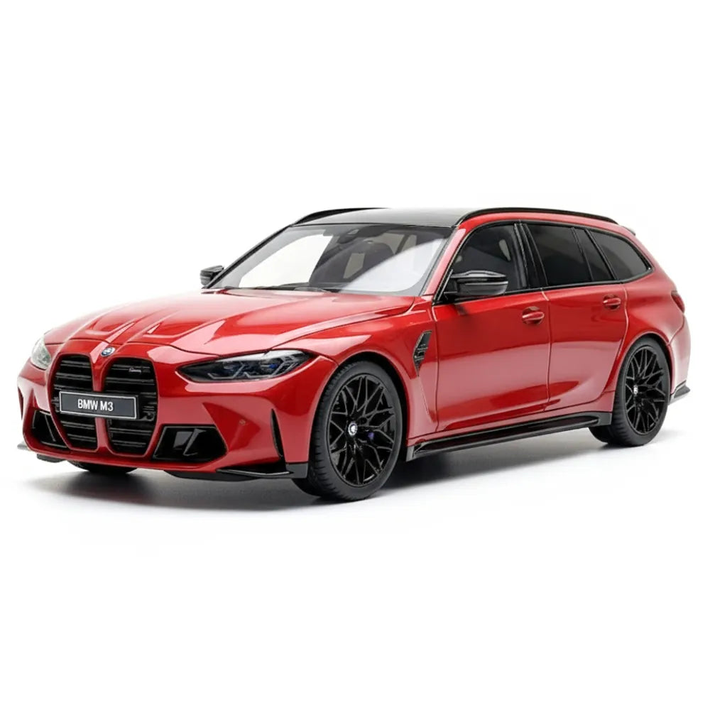[Top Speed] 1:18 BMW 2023 M3 G81 Touring rosso modellino di auto resina