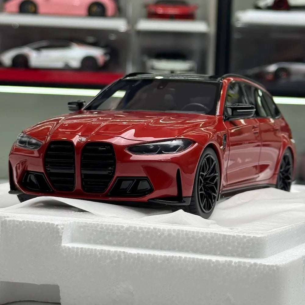 [Top Speed] 1:18 BMW 2023 M3 G81 Touring Red Model Car Resin
