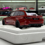 [Top Speed] 1:18 BMW 2023 M3 G81 Touring Red Model Car Resin