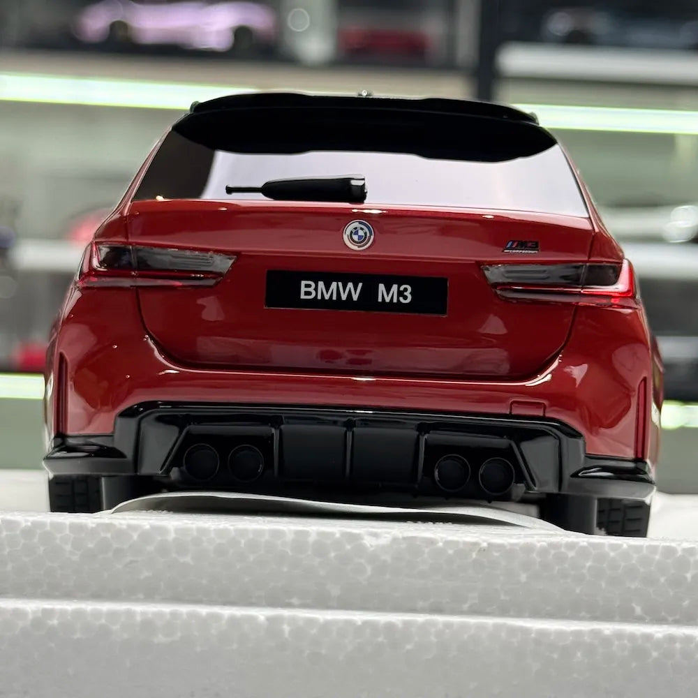 [Top Speed] 1:18 BMW 2023 M3 G81 Touring Red Model Car Resin