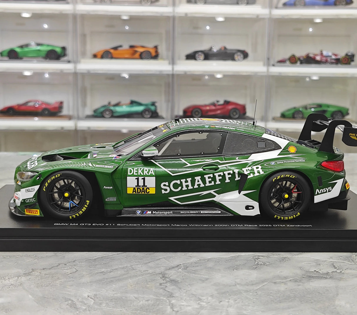 BMW 2025 M4 GT3 EVO Schubert Motorsport #11 1:18 DTM Zandvoort Resin-Sammlermodell von Top Speed – Ansicht 5