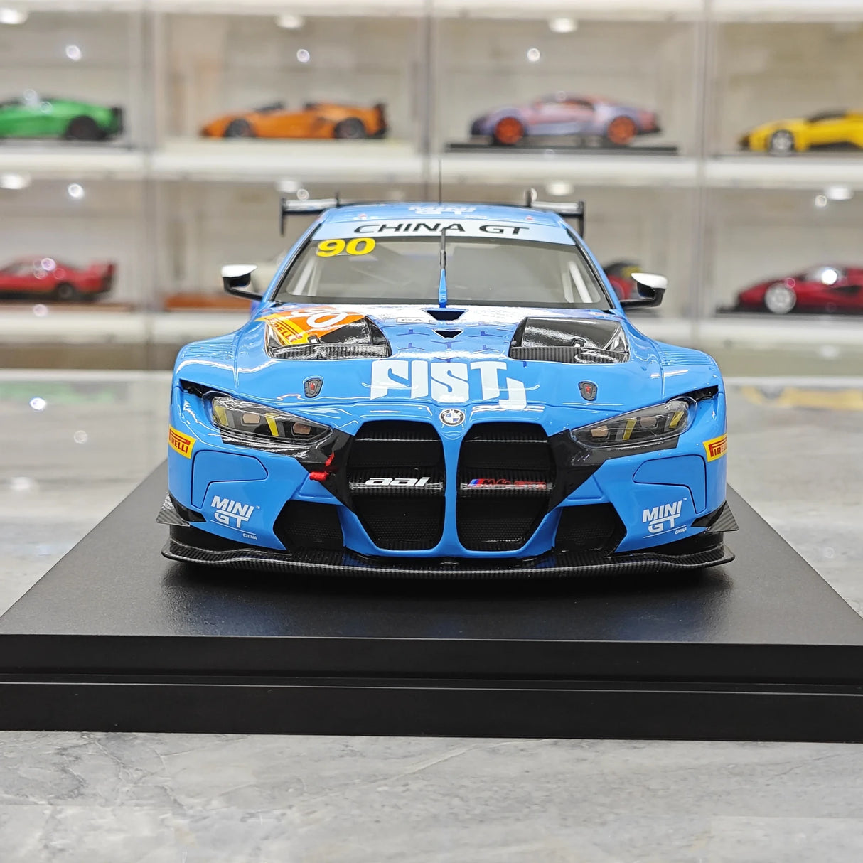 BMW 2025 M4 GT3 EVO #90 1:18 Sammelmodell aus Harz von Top Speed – siehe 1