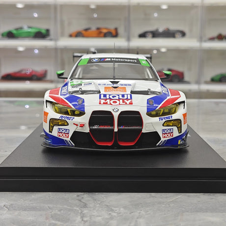 BMW 2025 M4 GT3 EVO Turner Motorsport #96 1:18 IMSA Daytona 24 Hrs Resin-Sammlermodell von Top Speed – siehe 1