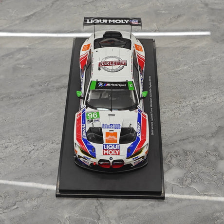 BMW 2025 M4 GT3 EVO Turner Motorsport #96 1:18 IMSA Daytona 24 Hrs Resin-Sammlermodell von Top Speed – Ansicht 2