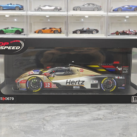 Cadillac 2025 V-Series.R Cadillac Hertz Team JOTA #12 1:18 24h Le Mans Resin-Sammlermodell von Top Speed – siehe 12