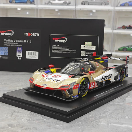 Cadillac 2025 V-Series.R Cadillac Hertz Team JOTA #12 1:18 24h Le Mans Resin-Sammlermodell von Top Speed – siehe 13