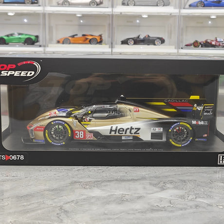 Cadillac 2025 V-Series.R Cadillac Hertz Team JOTA #38 1:18 24h Le Mans Resin-Sammlermodell von Top Speed – siehe 12