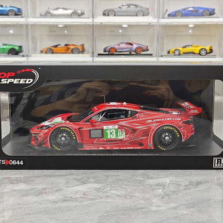 1:18 Chevrolet 2025 Corvette Z06 GT3.R #13 AWA Racing Le Mans 24h model car by Top Speed - view 13