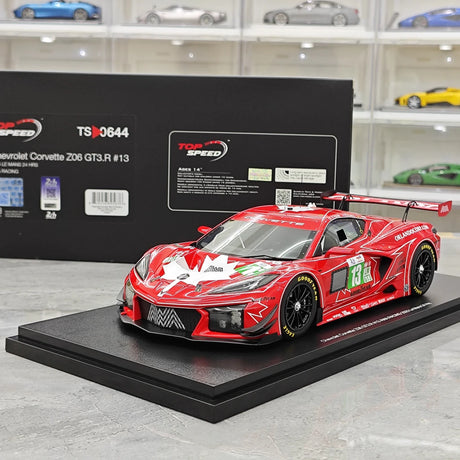1:18 Chevrolet 2025 Corvette Z06 GT3.R #13 AWA Racing Le Mans 24h model car by Top Speed - view 14