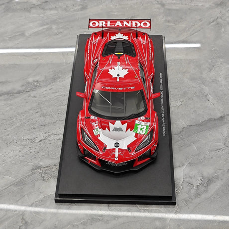 1:18 Chevrolet 2025 Corvette Z06 GT3.R #13 AWA Racing Le Mans 24h model car by Top Speed - view 2