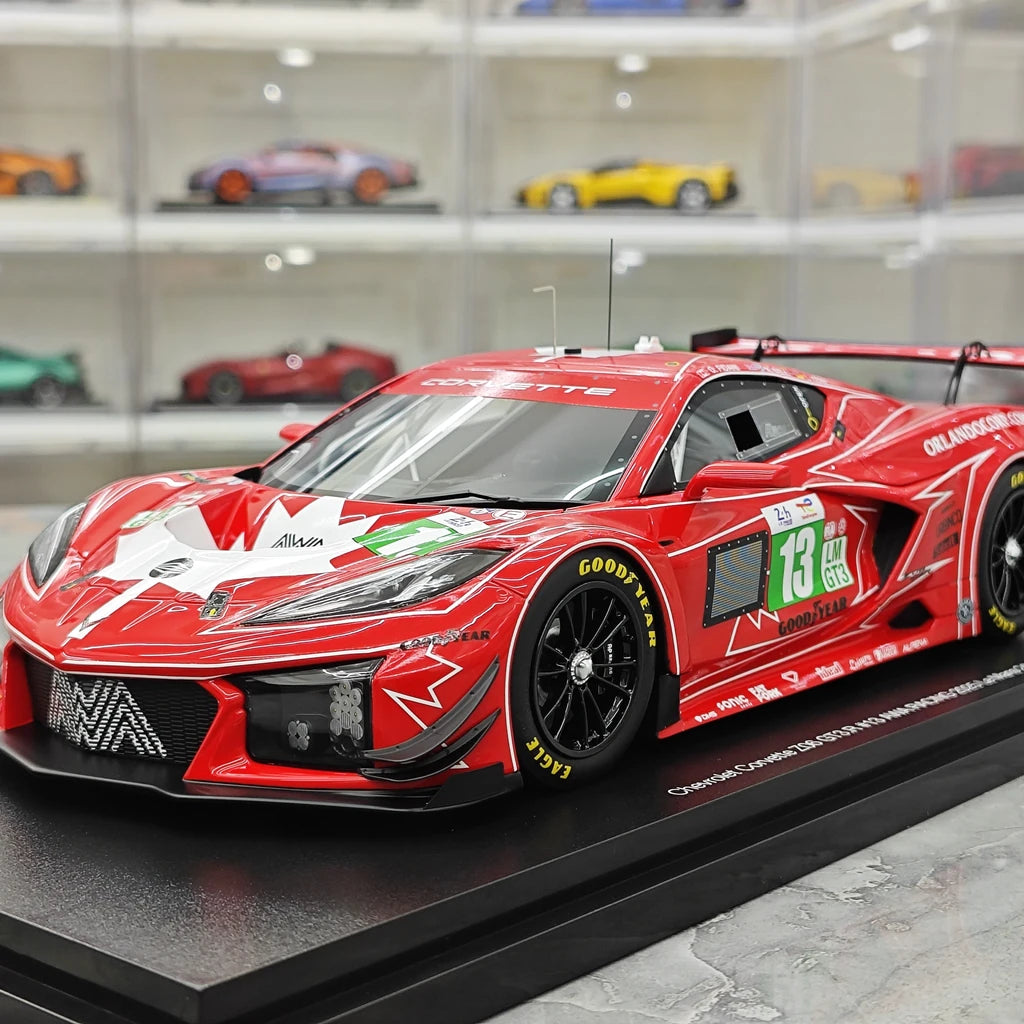 1:18 Chevrolet 2025 Corvette Z06 GT3.R #13 AWA Racing Le Mans 24h model car by Top Speed - view 3