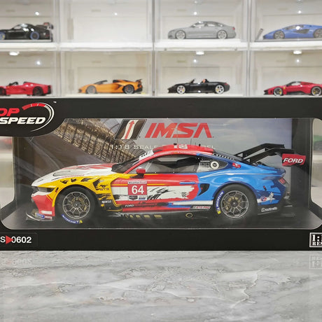 Ford 2024 Mustang GT3 Ford Multimatic Motorsports #64 1:18 Sammelmodell aus Harz von Top Speed – Ansicht 15