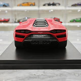 Top Speed Lamborghini 2021 Countach LPI 800-4 Rosso Mars 1:18 – Sammelobjekt-Resin-Modellharz