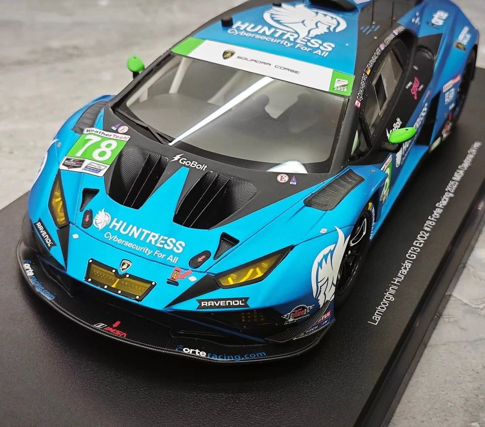 [Top Speed] 1:18 Lamborghini 2023 Huracan GT3 EVO2 Model Car Resin