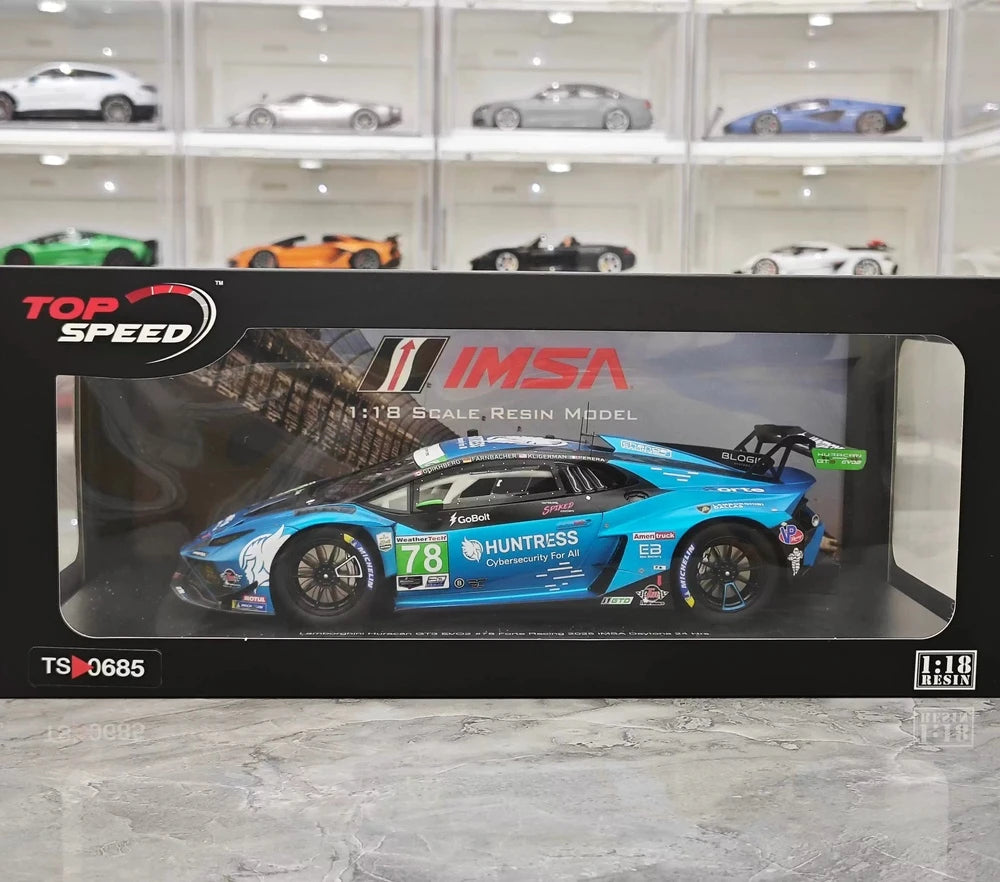 [Top Speed] 1:18 Lamborghini 2023 Huracan GT3 EVO2 Model Car Resin