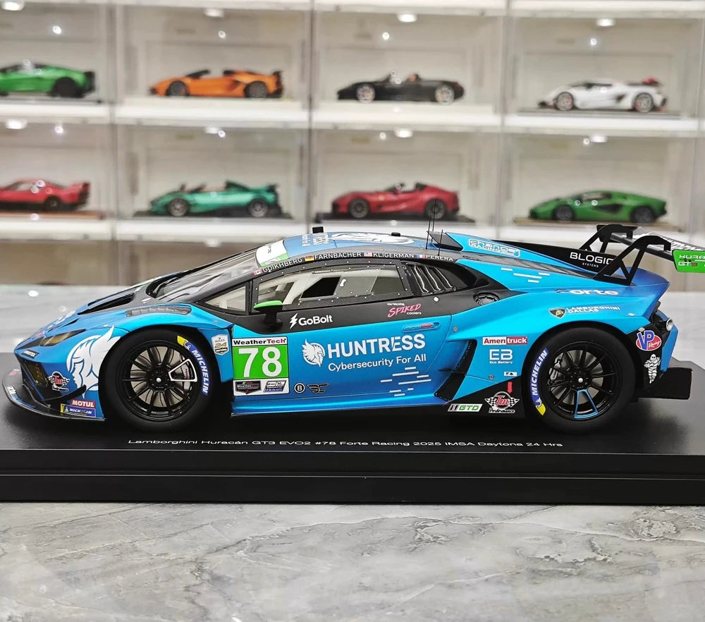 [Top Speed] 1:18 Lamborghini 2023 Huracan GT3 EVO2 Model Car Resin