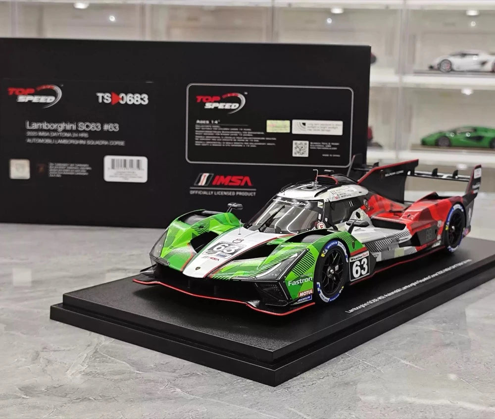 Top Speed Lamborghini 2025 SC63 63 Automobill Squadr 1:18
