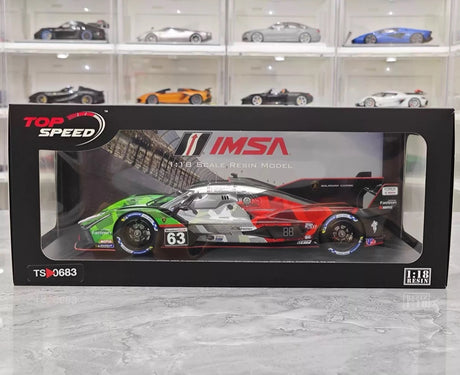 [Top Speed] 1:18 Lamborghini 2025 SC63 63 Automobill Squadra Corse IMSA DAYTONA 24 Hrs Model Car Resin