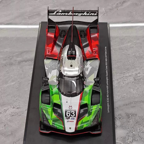 [Top Speed] 1:18 Lamborghini 2025 SC63 63 Automobill Squadra Corse IMSA DAYTONA 24 Hrs Model Car Resin