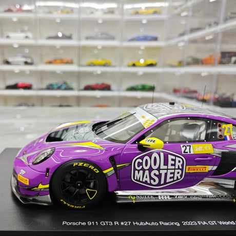 [Top Speed] 1:18 Porsche 2022 911 GT3 R HubAuto Model Car Resin