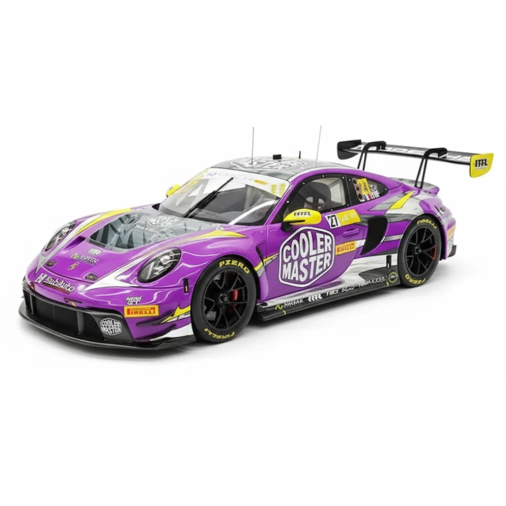 [Top Speed] 1:18 Porsche 2022 911 GT3 R HubAuto Model Car Resin