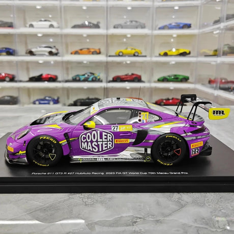 [Top Speed] 1:18 Porsche 2022 911 GT3 R HubAuto Model Car Resin