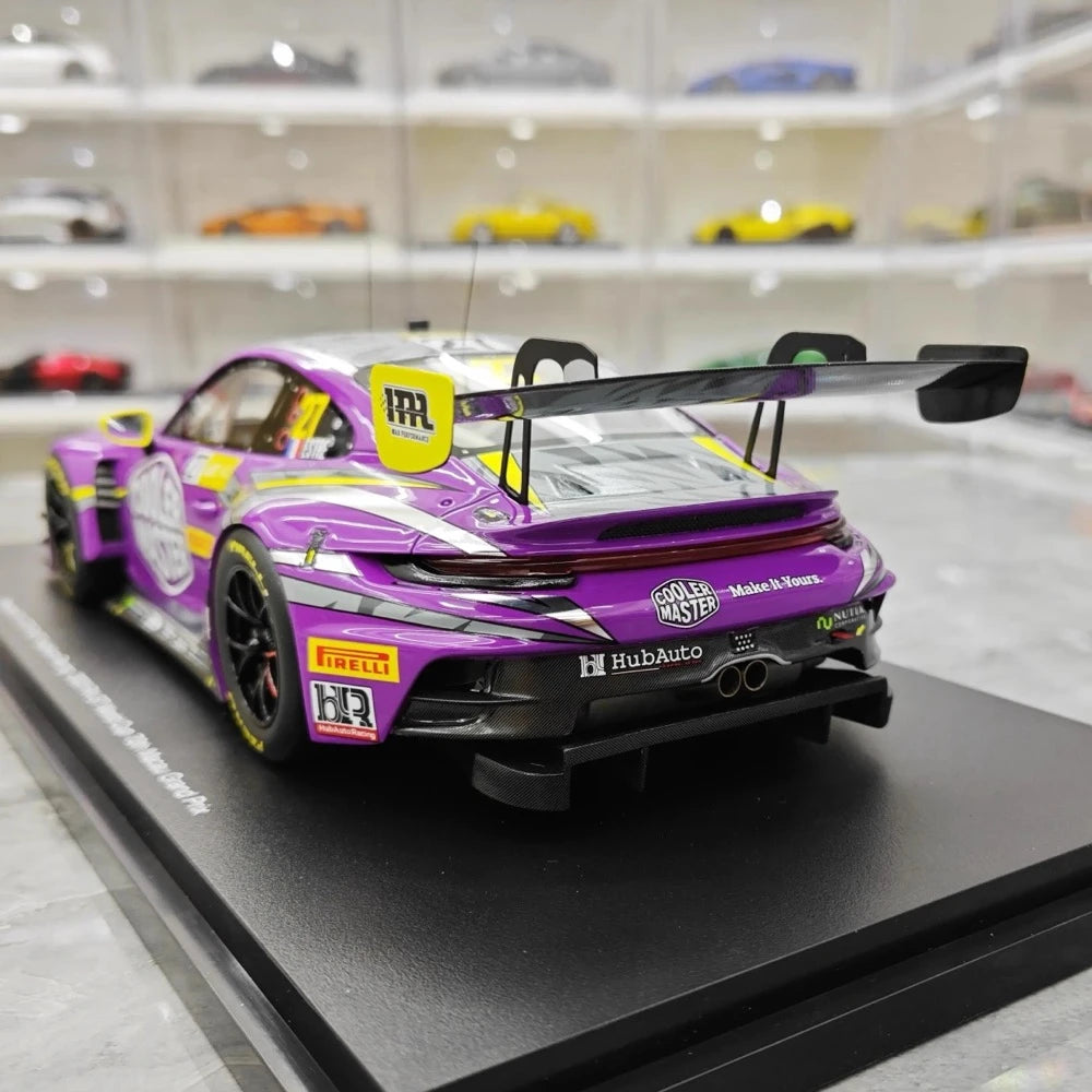 [Top Speed] 1:18 Porsche 2022 911 GT3 R HubAuto Model Car Resin