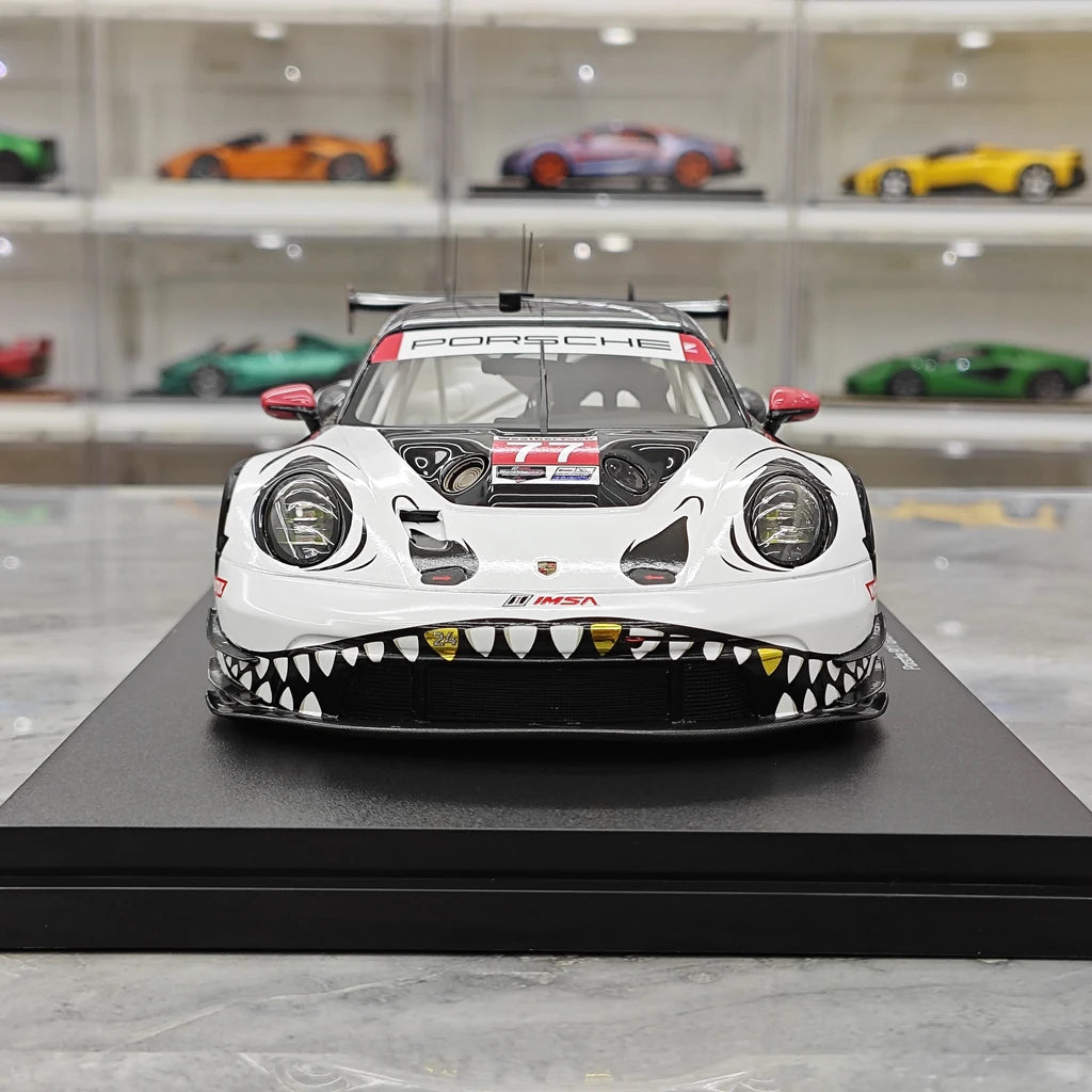 1:18 Porsche 2025 911 GT3 R #77 AO Racing Daytona 24h model car by Top Speed - view 1