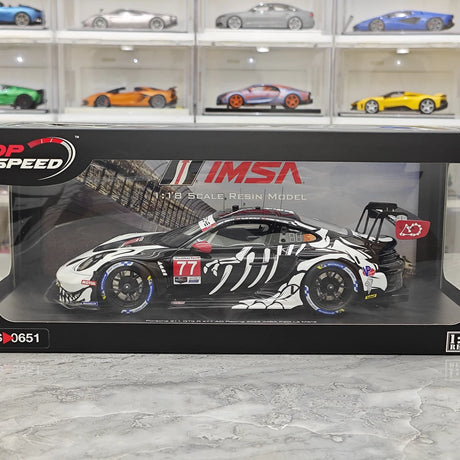 1:18 Porsche 2025 911 GT3 R #77 AO Racing Daytona 24h model car by Top Speed - view 14